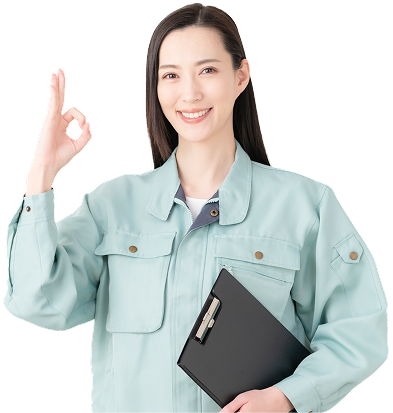 woman pointing